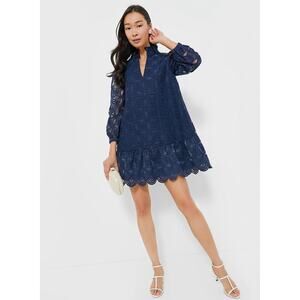 TUCKERNUCK Navy Organza Palmerston Dress Size XXLarge